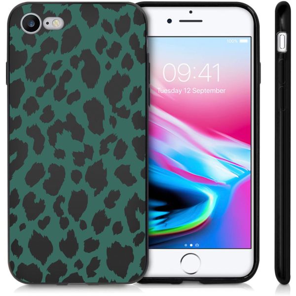 imoshion Coque Design iPhone SE (2022 / 2020) / 8 / 7 - Léopard - Vert