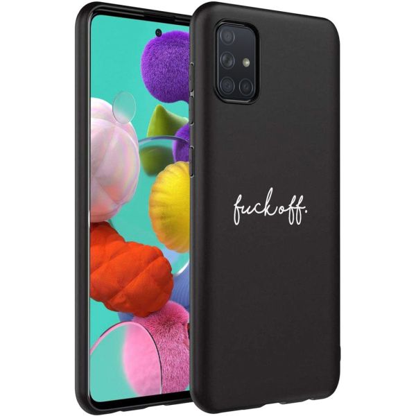 imoshion Coque Design Samsung Galaxy A71 - Fuck Off - Noir