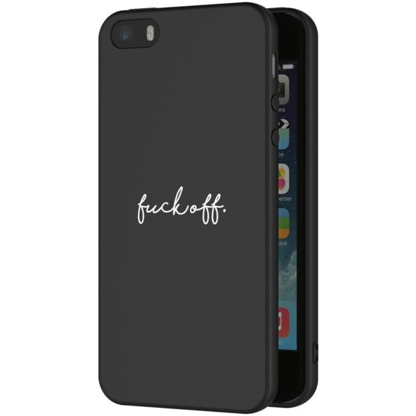 imoshion Coque Design iPhone 5 / 5s / SE - Fuck Off - Noir