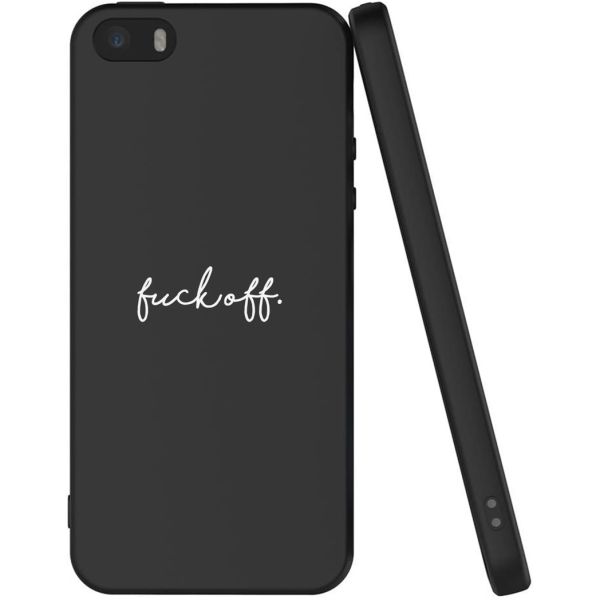 imoshion Coque Design iPhone 5 / 5s / SE - Fuck Off - Noir