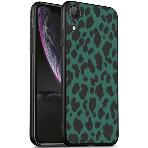 imoshion Coque Design iPhone Xr - Léopard - Vert / Noir