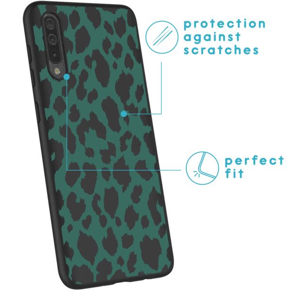 imoshion Coque Design Galaxy A50 / A30s - Léopard - Vert / Noir