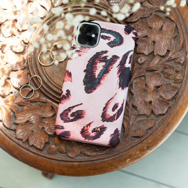 Selencia Coque Maya Fashion iPhone Xs / X - Pink Panther