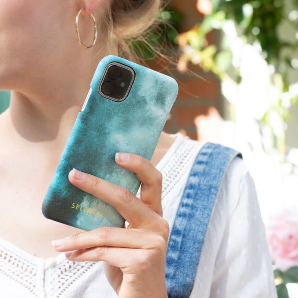 Selencia Coque Maya Fashion iPhone Xs / X - Air Blue