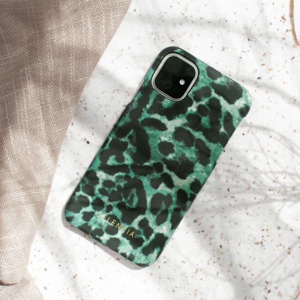 Selencia Coque Maya Fashion Samsung Galaxy A41 - Green Panther