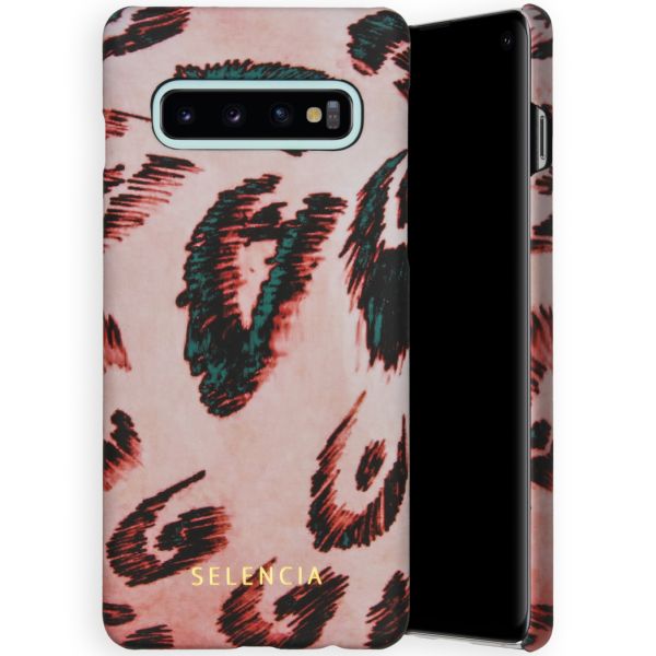 Selencia Coque Maya Fashion Samsung Galaxy S10 - Pink Panther