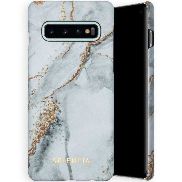 Selencia Coque Maya Fashion Samsung Galaxy S10 - Marble Stone