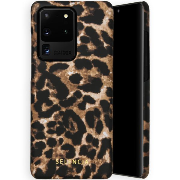 Selencia Coque Maya Fashion Samsung Galaxy S20 Ultra - Brown Panther