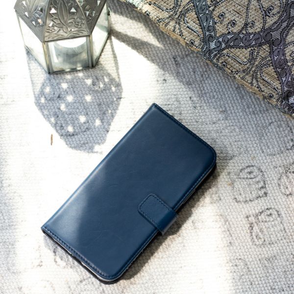 Selencia Étui de téléphone en cuir véritable Huawei P Smart