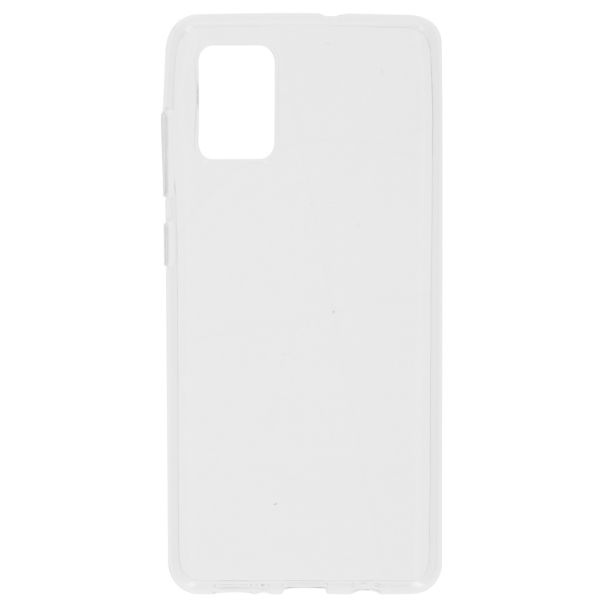 Coque silicone Samsung Galaxy A71 - Transparent