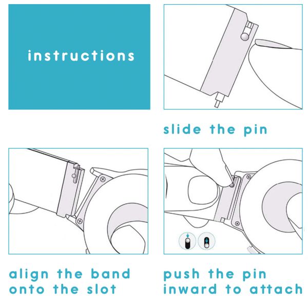 imoshion Bracelet en nylon Watch 46/GearS3 Frontier/Watch3 45