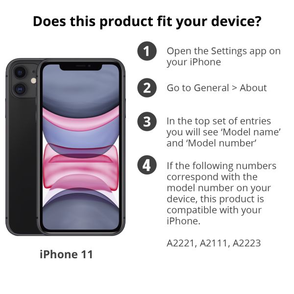Accezz Coque Xtreme Impact iPhone 11 - Transparent