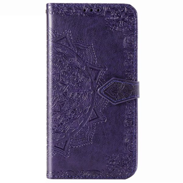 Etui de téléphone portefeuille Mandala Samsung Galaxy S20