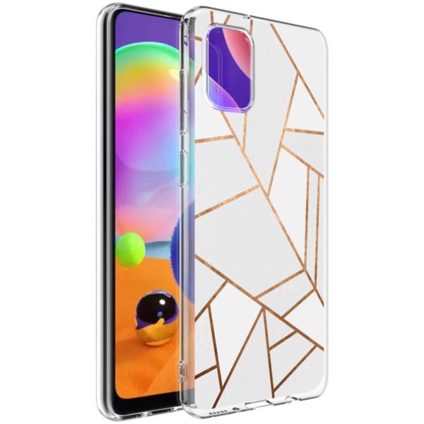 iMoshion Coque Design Samsung Galaxy A31 - White Graphic