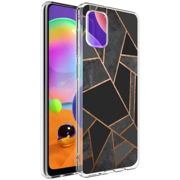 iMoshion Coque Design Samsung Galaxy A31 - Black Graphic