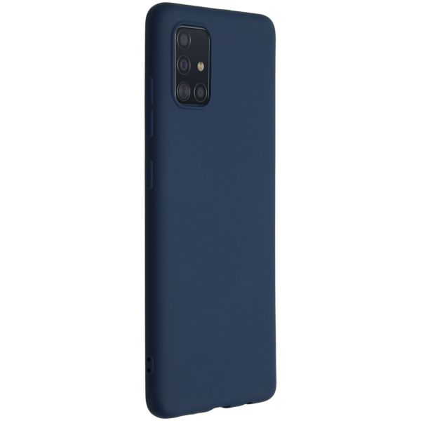 imoshion Coque Couleur Samsung Galaxy A51 - Bleu foncé