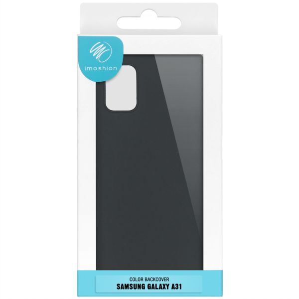 iMoshion Coque Couleur Samsung Galaxy A31 - Noir