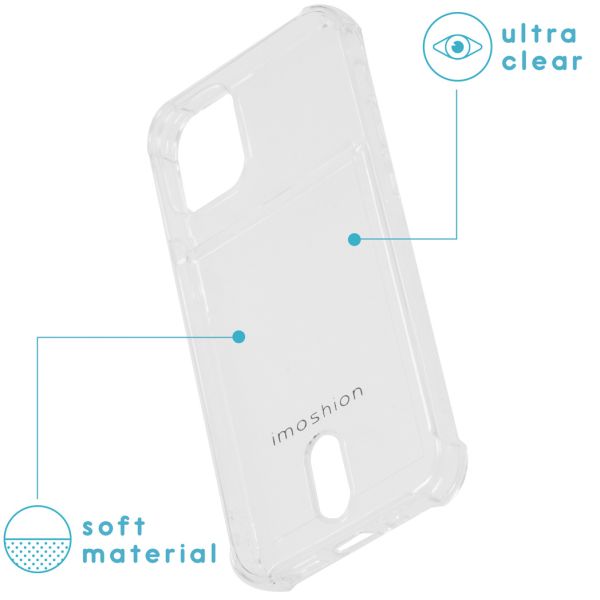 imoshion Coque silicone avec support de passe iPhone 12 Mini