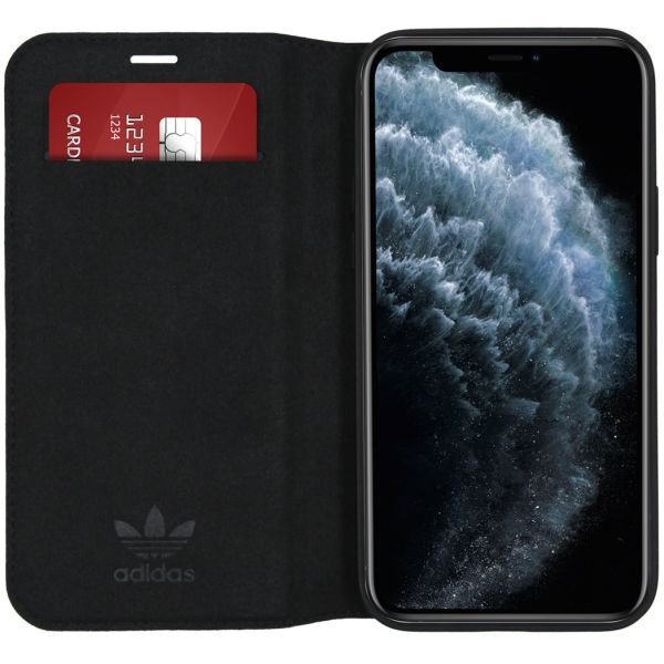 adidas Originals Coque portefeuille Book-style iPhone 12 (Pro) - Noir