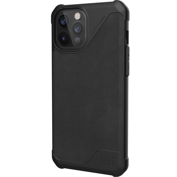 UAG Coque Metropolis LT iPhone 12 Pro Max - Leather Black