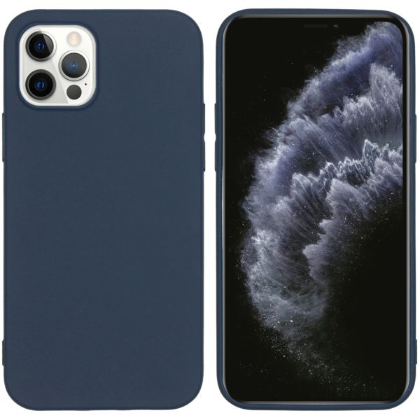 imoshion Coque Couleur iPhone 12 (Pro) - Bleu foncé