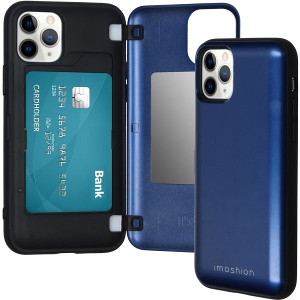 imoshion Coque avec support de passe iPhone 11 Pro - Bleu foncé