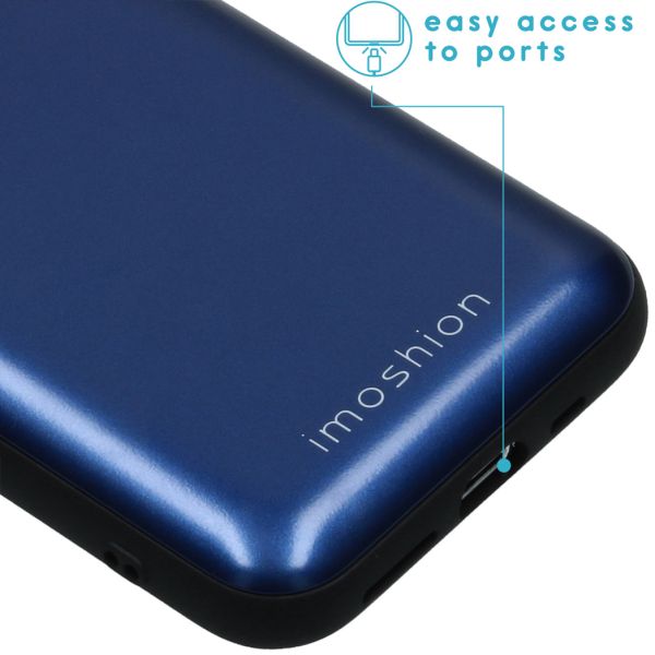 imoshion Coque avec support de passe iPhone 11 Pro - Bleu foncé