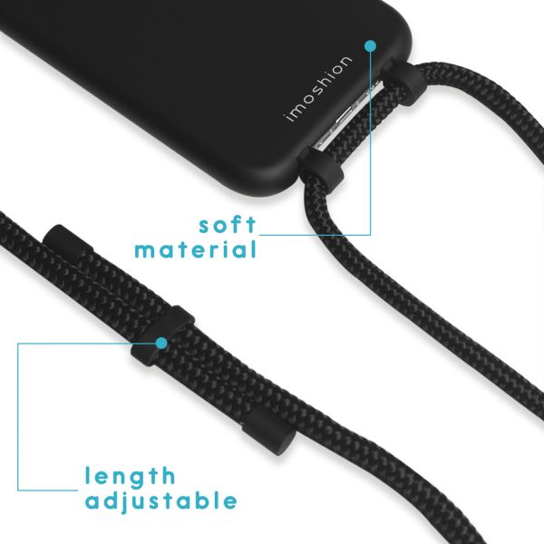 iMoshion Coque de couleur avec cordon amovible iPhone 11 - Noir