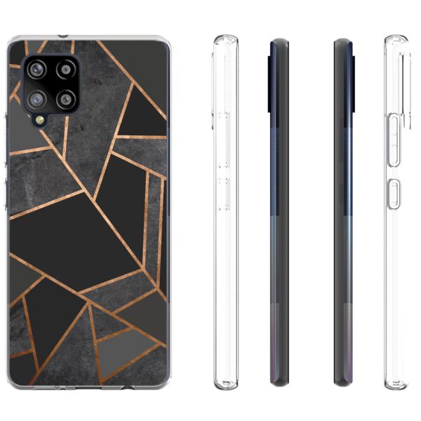 iMoshion Coque Design Samsung Galaxy A42 - Black Graphic