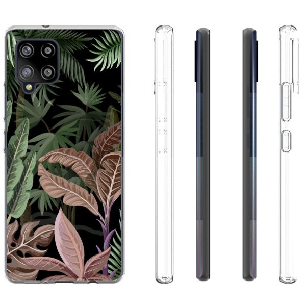 imoshion Coque Design Samsung Galaxy A42 - Jungle - Vert / Rose