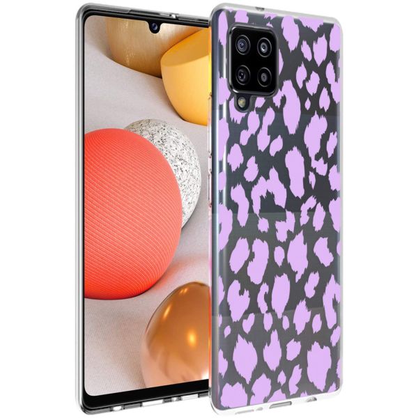 imoshion Coque Design Samsung Galaxy A42 - Léopard - Violet