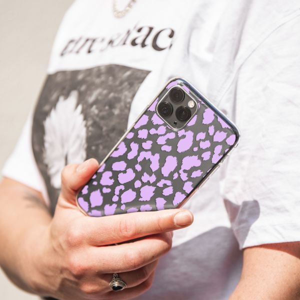 imoshion Coque Design Samsung Galaxy A42 - Léopard - Violet