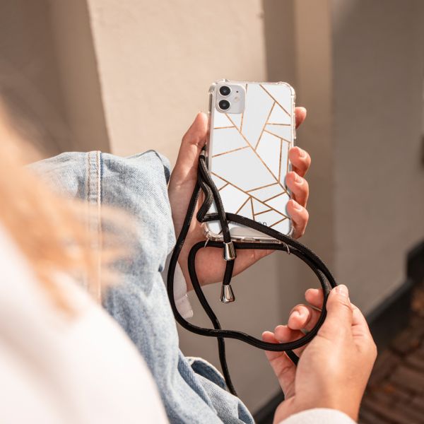 imoshion Coque Design avec cordon Huawei P30 Lite - White Graphic