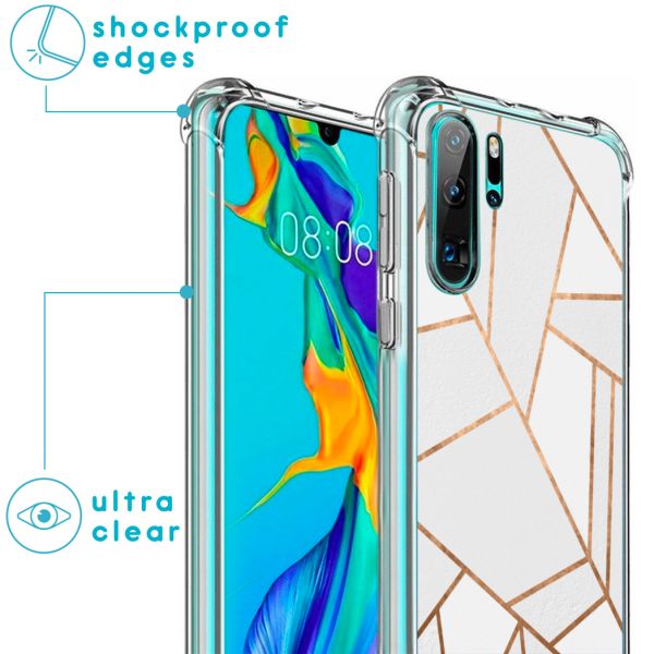 imoshion Coque Design avec cordon Huawei P30 Pro - White Graphic