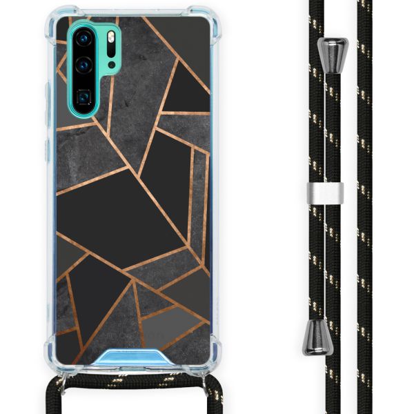 imoshion Coque Design avec cordon Huawei P30 Pro - Black Graphic