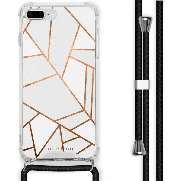 imoshion Coque Design avec cordon iPhone 8 Plus / 7 Plus - White Graphic