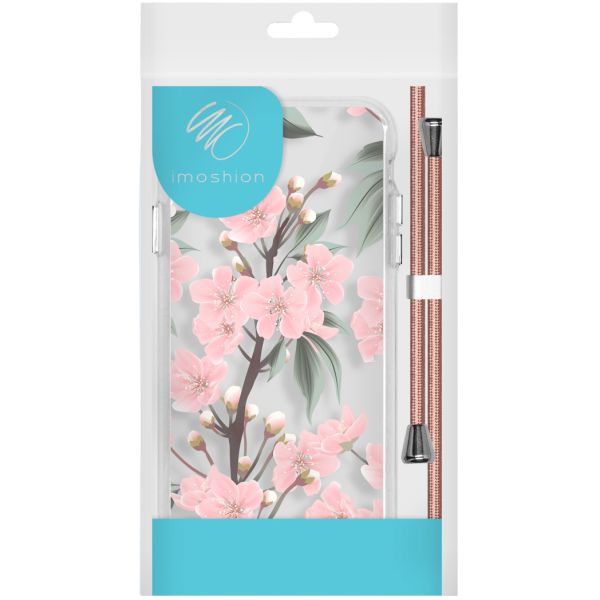 imoshion Coque Design avec cordon iPhone 8 Plus / 7 Plus - Fleur - Cherry Blossom
