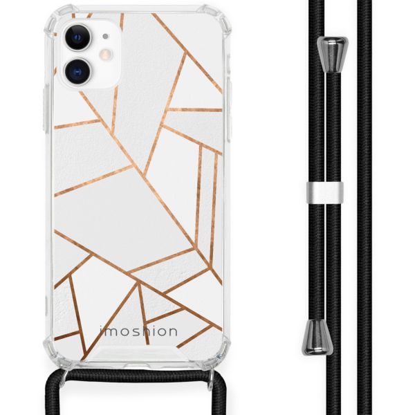 imoshion Coque Design avec cordon iPhone 11 - White Graphic