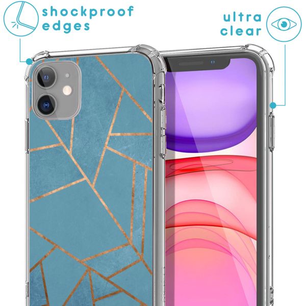 imoshion Coque Design avec cordon iPhone 11 - Blue Graphic