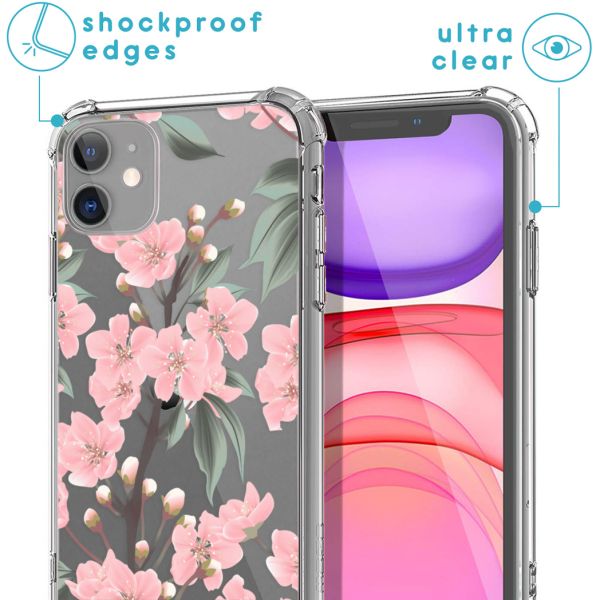 imoshion Coque Design avec cordon iPhone 11 - Fleur - Cherry Blossom