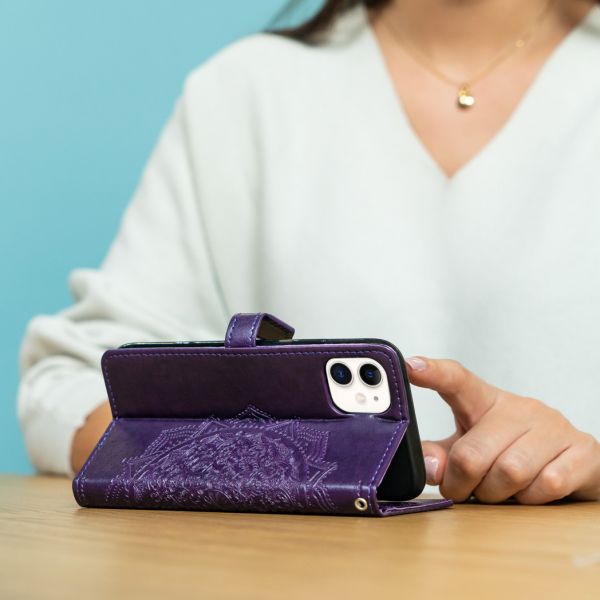 imoshion Etui de téléphone portefeuille Mandala Oppo A53 / Oppo A53s - Violet