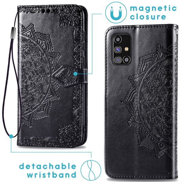 imoshion Etui de téléphone portefeuille Mandala Samsung Galaxy M31s