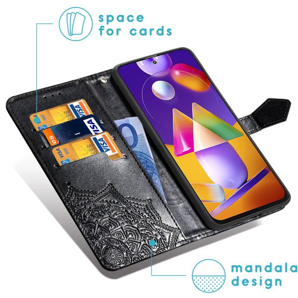 imoshion Etui de téléphone portefeuille Mandala Samsung Galaxy M31s