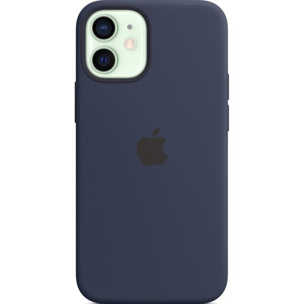 Apple Coque en silicone MagSafe iPhone 12 Mini - Deep Navy