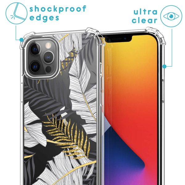 imoshion Coque Design avec cordon iPhone 12 (Pro) - Glamour Botanic