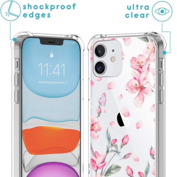 imoshion Coque Design avec cordon iPhone 12 Mini - Blossom Watercolor