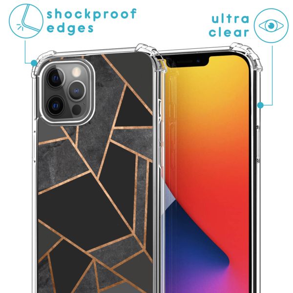 imoshion Coque Design avec cordon iPhone 12 Pro Max - Black Graphic