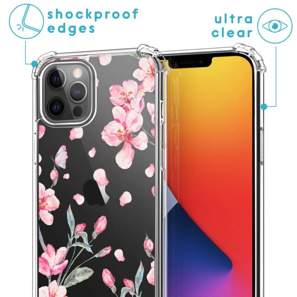 imoshion Coque Design avec cordon iPhone 12 Pro Max - Blossom Watercolor