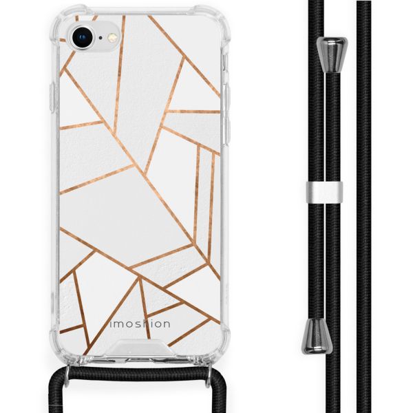 imoshion Coque Design avec cordon iPhone SE (2022 / 2020) / 8 / 7 - White Graphic