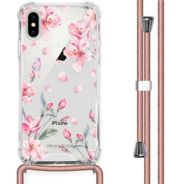 imoshion Coque Design avec cordon iPhone X / Xs - Blossom Watercolor